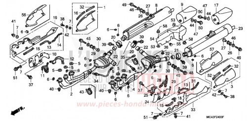 ABGAS-SCHALLDAEMPFER (A1-A5) (6-BR,ED/7/8-BR) GL1800A4 de 2004